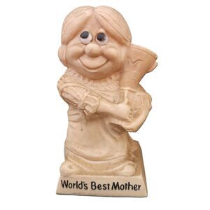 R&W Worlds Best Mother Figurine 1970 Vintage